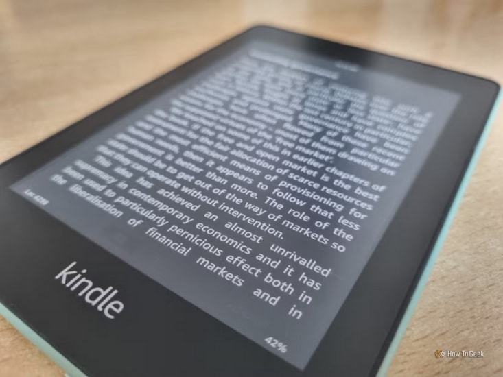 Cận cảnh màn hình Kindle sau thời gian dài sử dụng