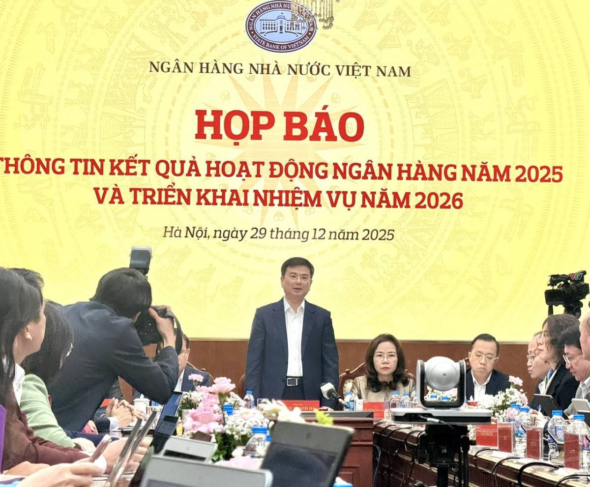 Phó Thống đốc Ngân hàng Nhà nước Phạm Thanh Hà thông tin kết quả hoạt động ngành ngân hàng năm 2025