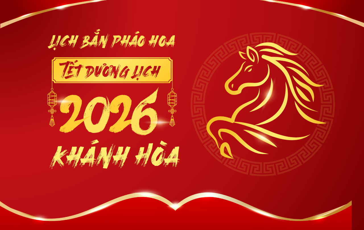 Khánh Hòa bắn pháo hoa Tết Dương lịch 2026