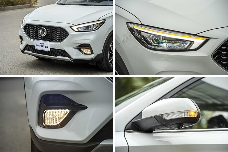 Cận cảnh thiết kế đầu xe MG ZS mới