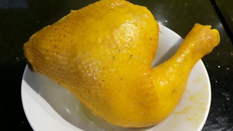 Luộc thịt gà