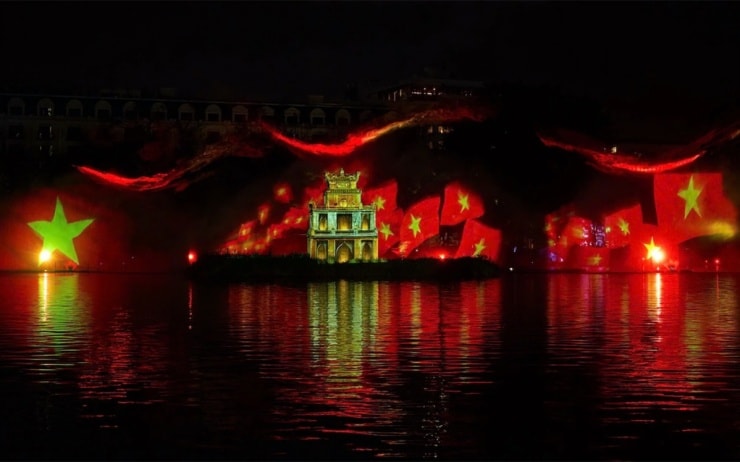Trình diễn 3D Mapping tại các công trình kiến trúc