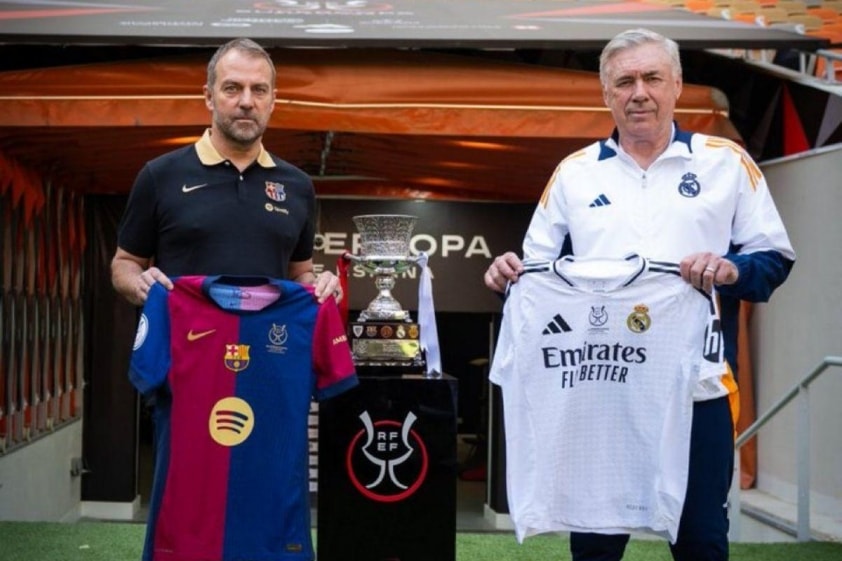 Barcelona và Real Madrid tranh Siêu cúp Tây Ban Nha 2025 tại sân King Abdullah