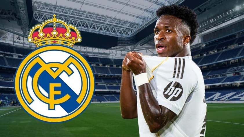 Vinicius Jr trong màu áo Real Madrid