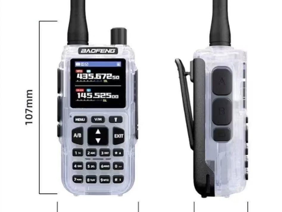 Hình ảnh rò rỉ của Baofeng Mini MK2 từ nguồn M0FXB trên YouTube