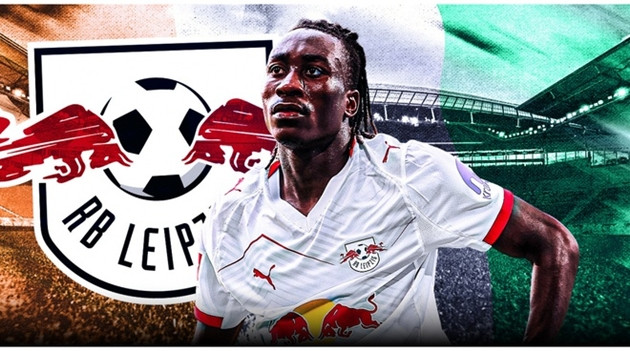 Yan Diomande, mục tiêu chuyển nhượng mới của Manchester United từ RB Leipzig.