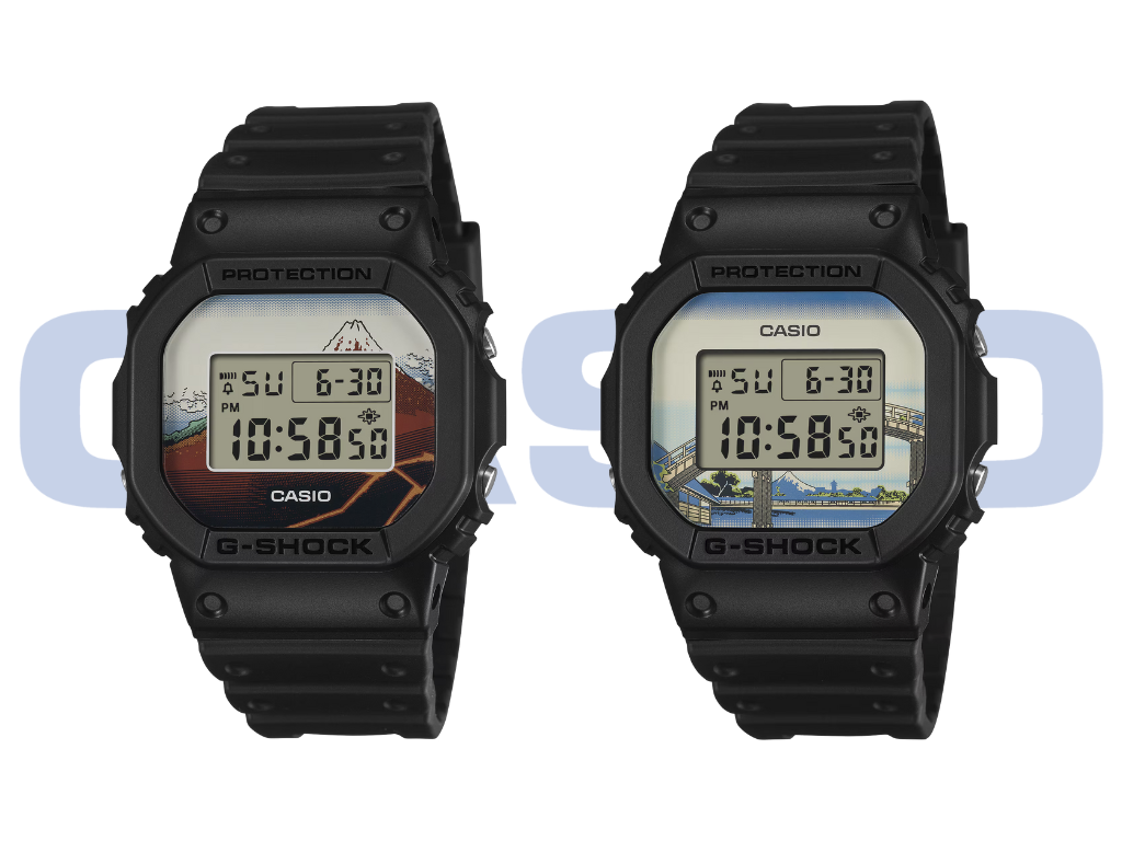Hai mẫu đồng hồ Casio G-Shock DW-5600KHS25-1 và DW-5600KHFM-1 mới ra mắt