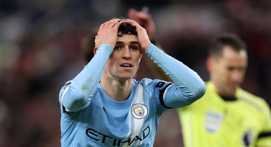 Phil Foden không thể ghi bàn dù có một số khoảnh khắc tỏa sáng cá nhân