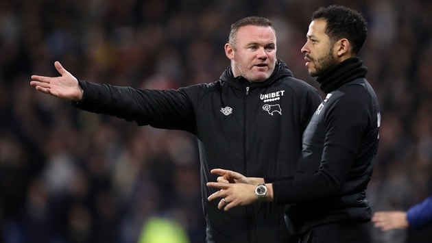 Liam Rosenior thời điểm làm trợ lý cho Wayne Rooney tại Derby County