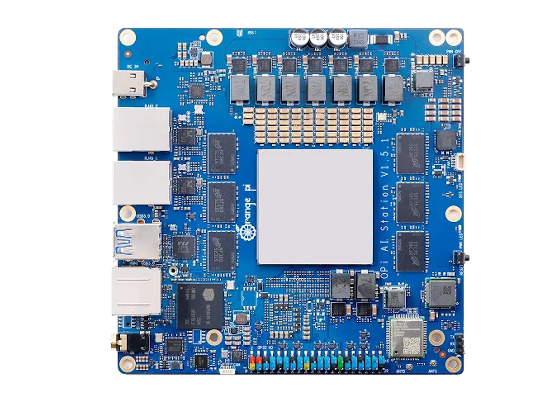 Orange Pi AI Station là mẫu SBC chuyên dụng cho các ứng dụng trí tuệ nhân tạo.