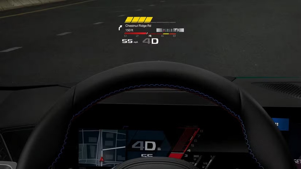 Màn hình hiển thị trên kính lái HUD