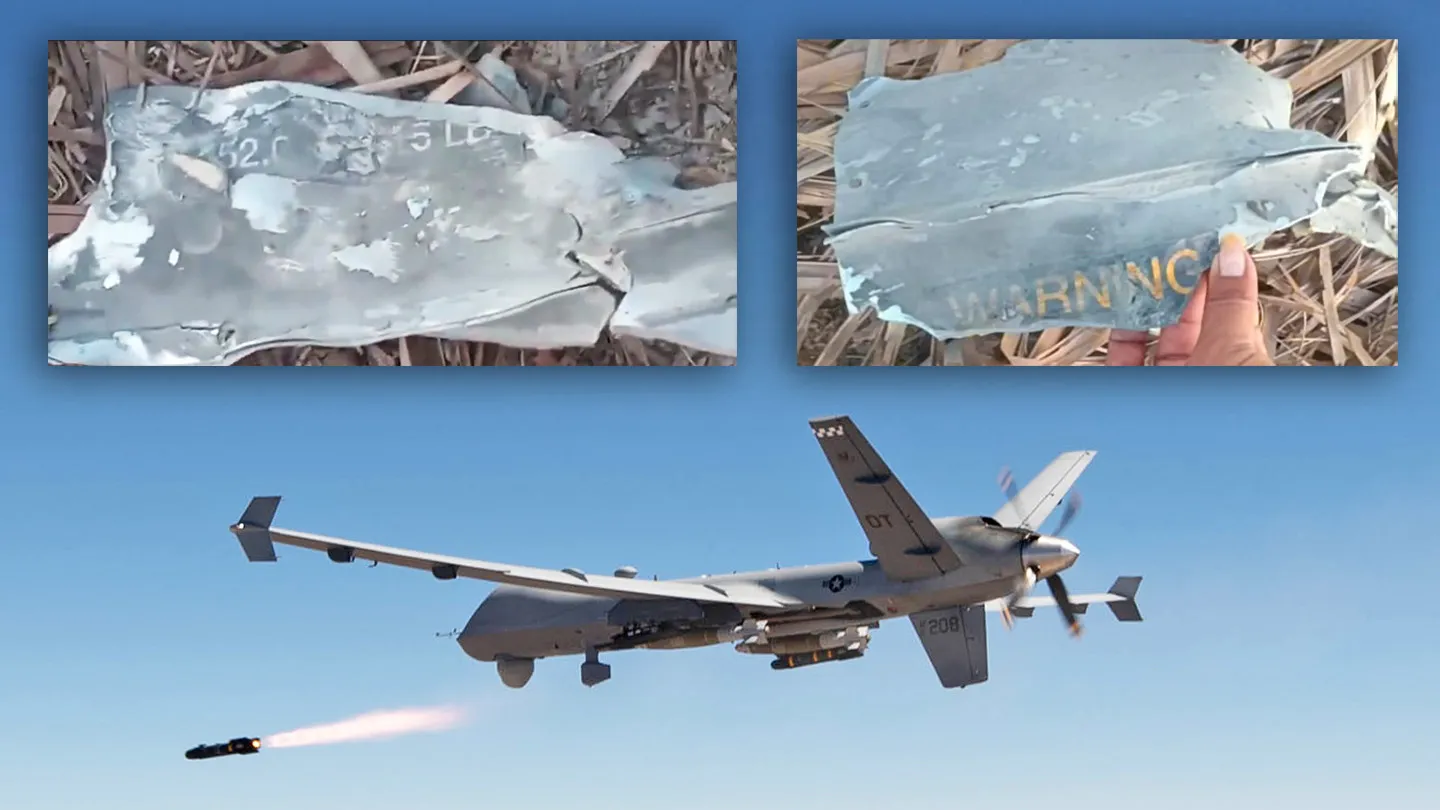 Mảnh vỡ tên lửa được cho là từ MQ-9 Reaper tại Venezuela.