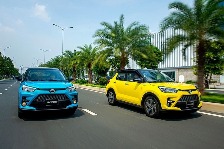 Thiết kế phần đầu xe Toyota Raize