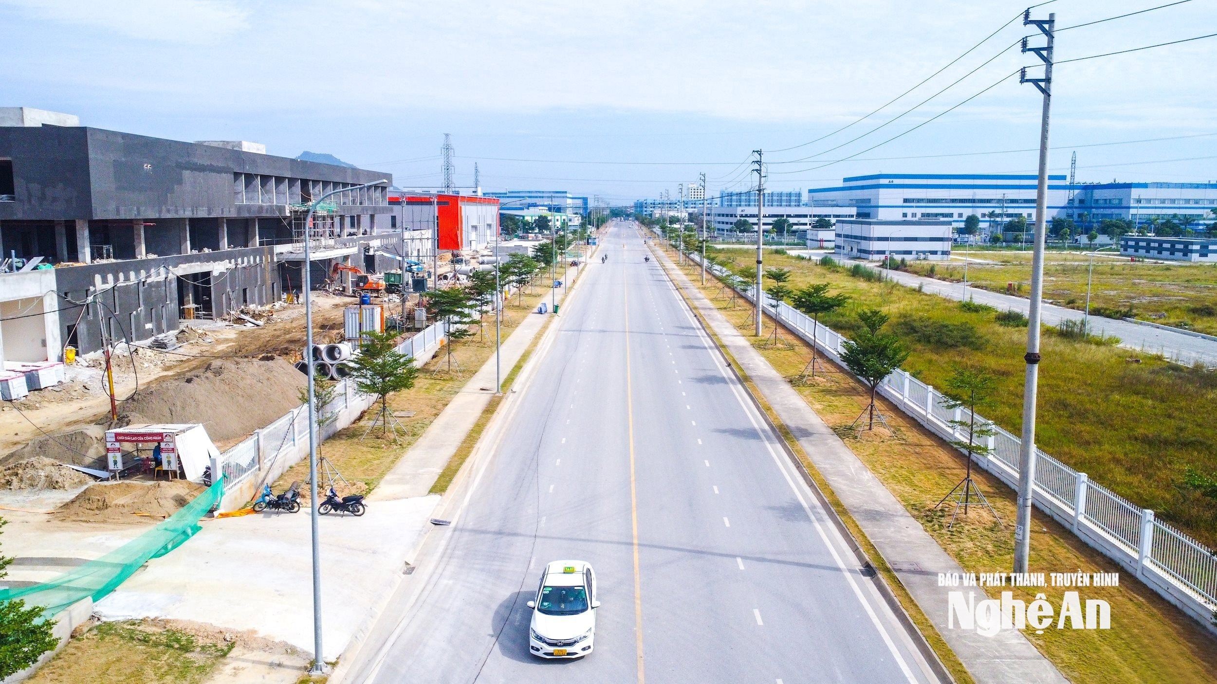 Hạ tầng KCN VSIP Nghệ An. Ảnh Thành Cường