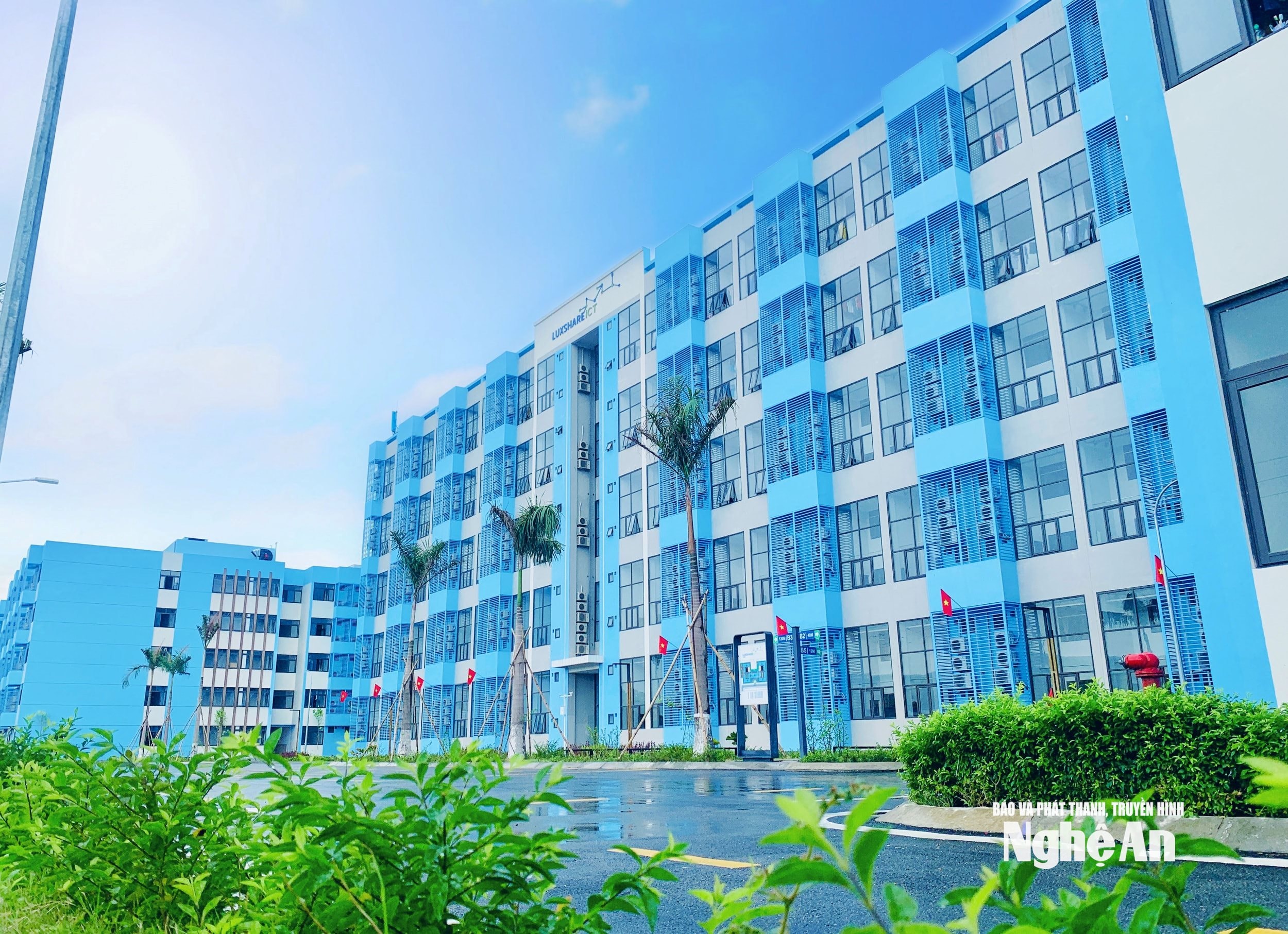 Nhà ở cho công nhân tại KCN VSIP Nghệ An.Ảnh Thành Duy