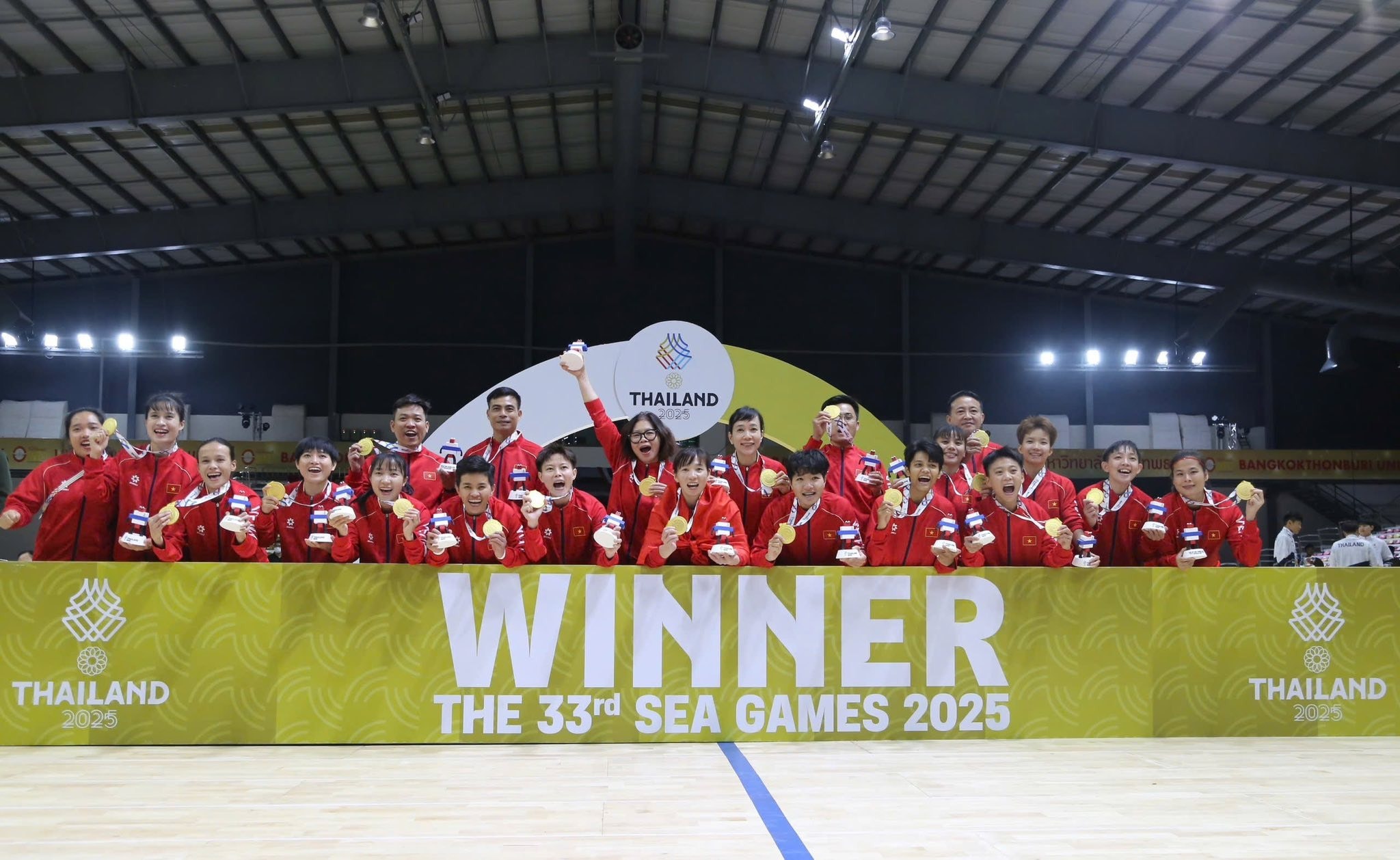 Futsal nữ Việt Nam vô địch SEA Games 33