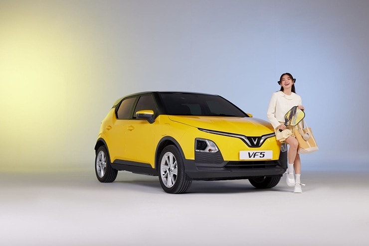 Tổng thể ngoại thất VinFast VF 5 với thiết kế hiện đại