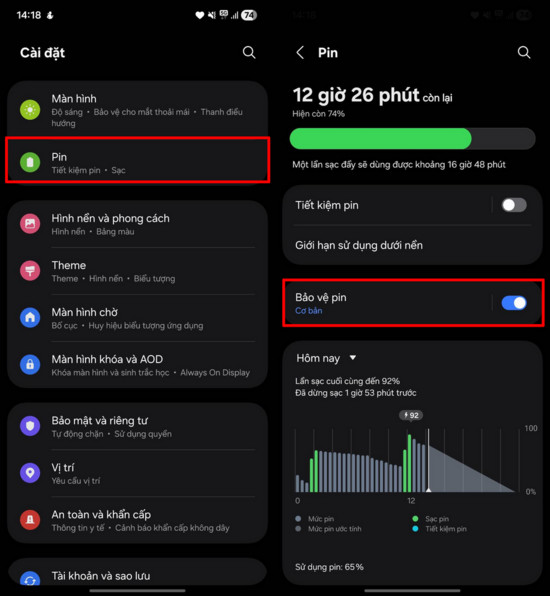 Bật tính năng Bảo vệ pin trên Samsung Bật tính năng Bảo vệ pin trên Samsung