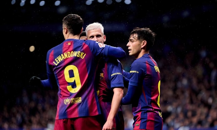 Barcelona giành chiến thắng trong trận derby với Espanyol