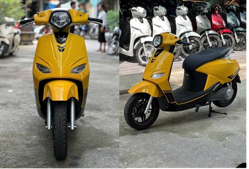 Xe máy điện VinFast Vento S thiết kế cổ điển