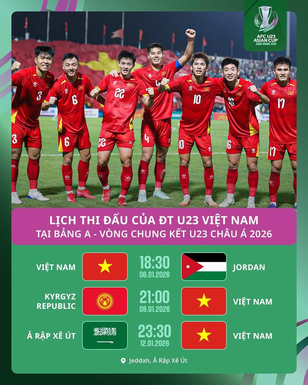 U23 Việt Nam chuẩn bị cho VCK U23 châu Á
