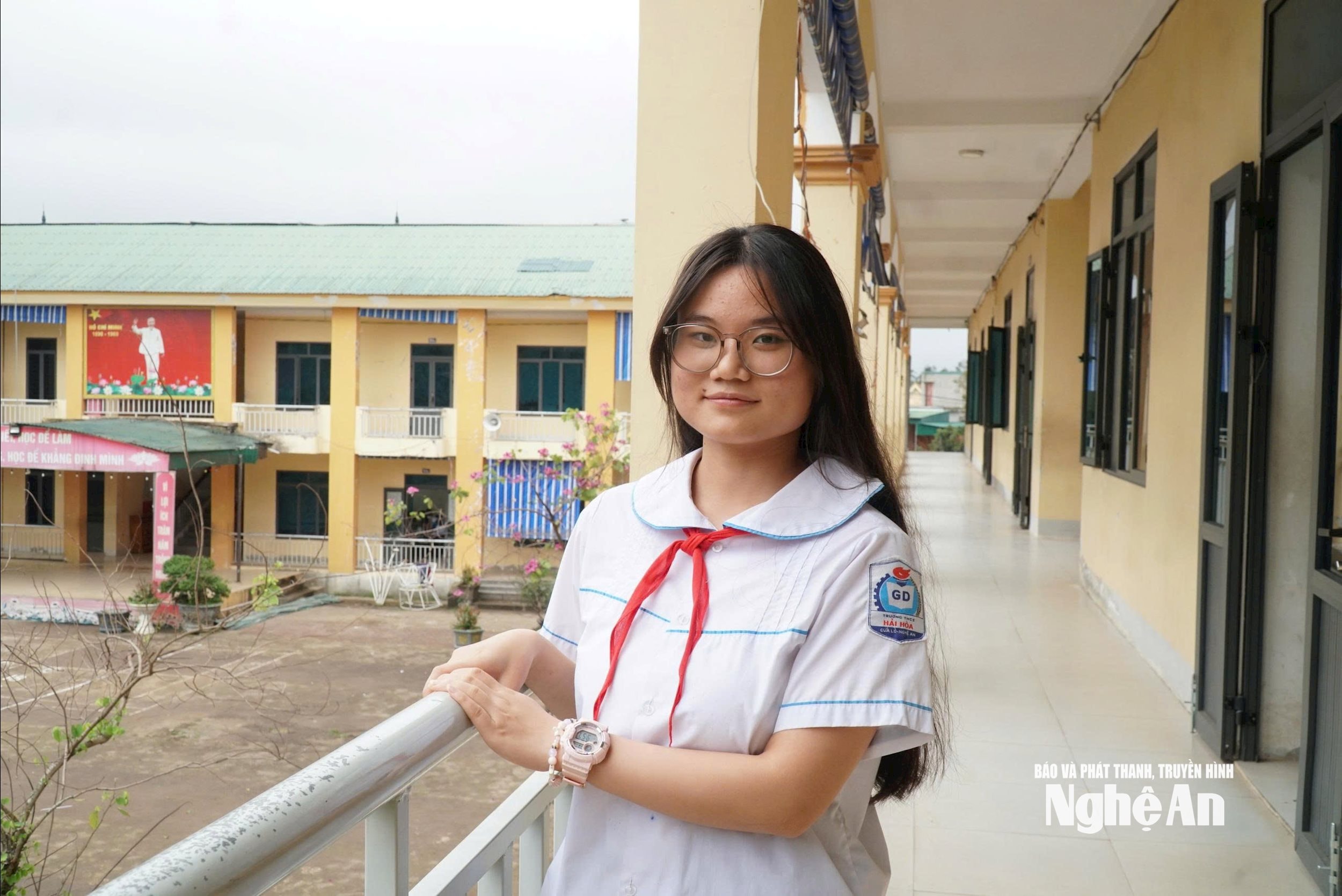 Lê Bảo Thi là thủ khoa môn Ngữ văn Kỳ thi học sinh giỏi tỉnh năm 2025. Ảnh - Mỹ Hà
