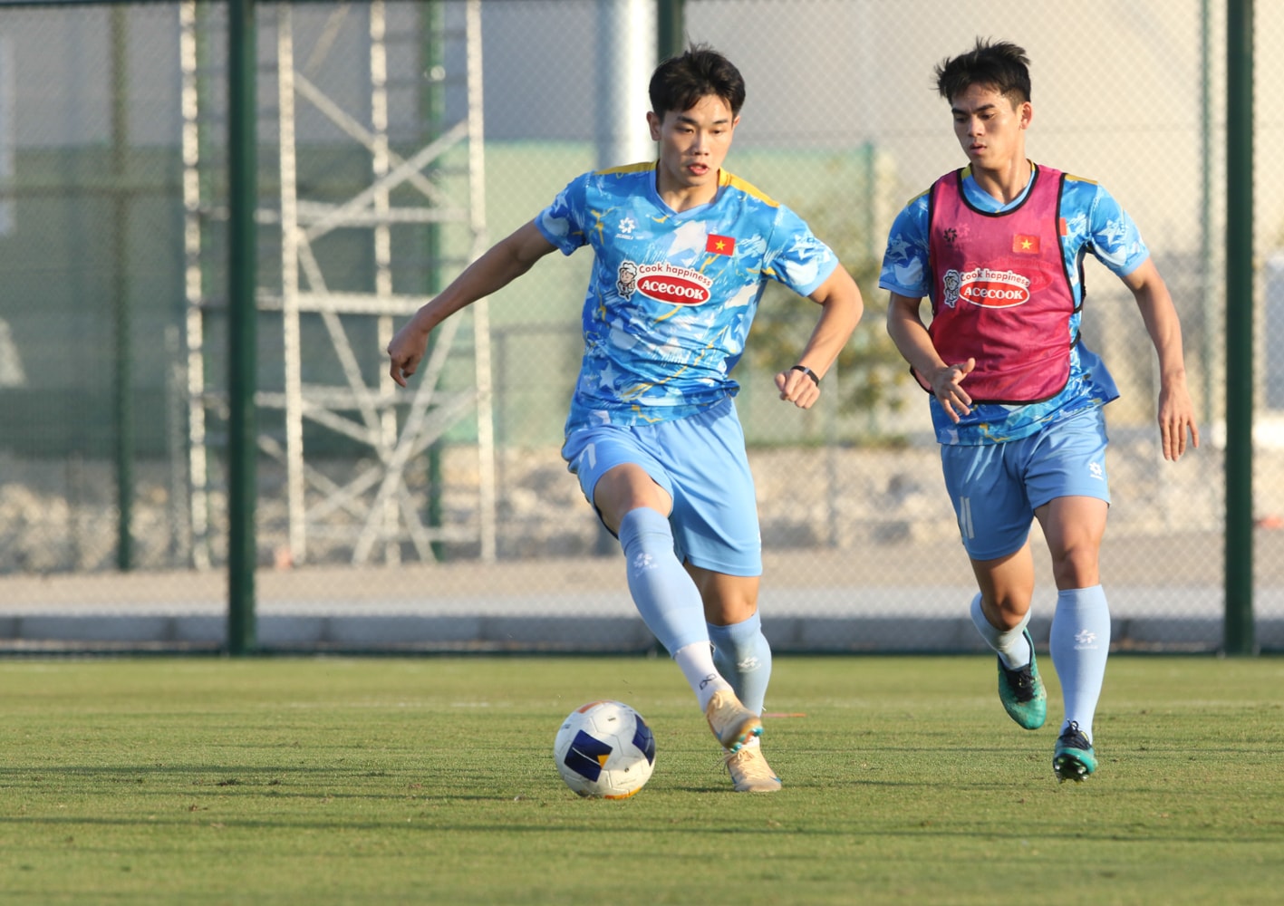 Nguyễn Đình Bắc là niềm hy vọng nơi hàng công của U23 Việt Nam. Ảnh: VFF.