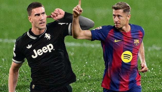 Dusan Vlahovic được nhắm tới để thay thế Lewandowski