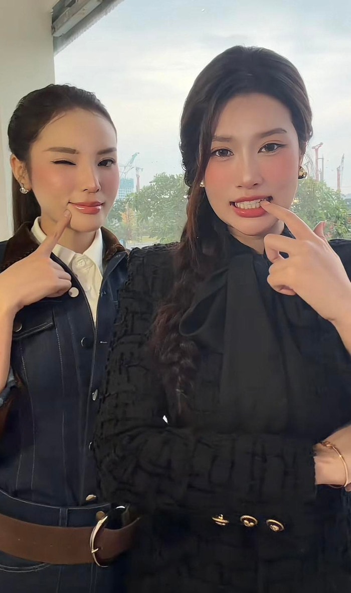 Hoa hậu Kỳ Duyên và Đoàn Thiên Ân công khai hình ảnh thân mật.