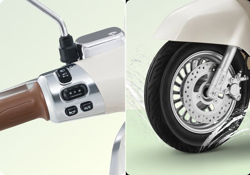 Động cơ và pin của xe máy điện Yadea Ossy mang lại hiệu năng ổn định