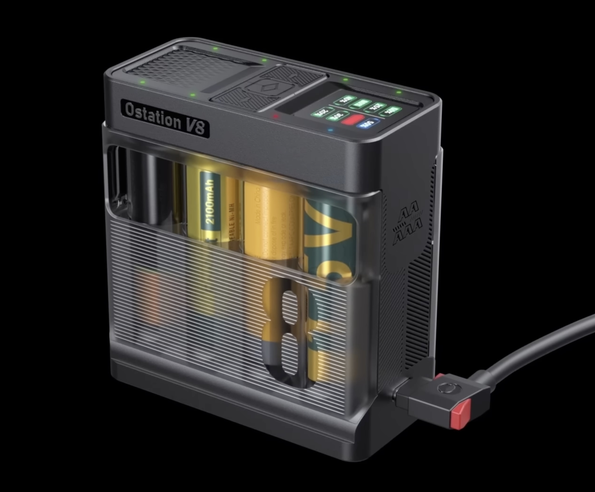 The Ostation V8 is a rather compact charger (Image source: Ostationpower)