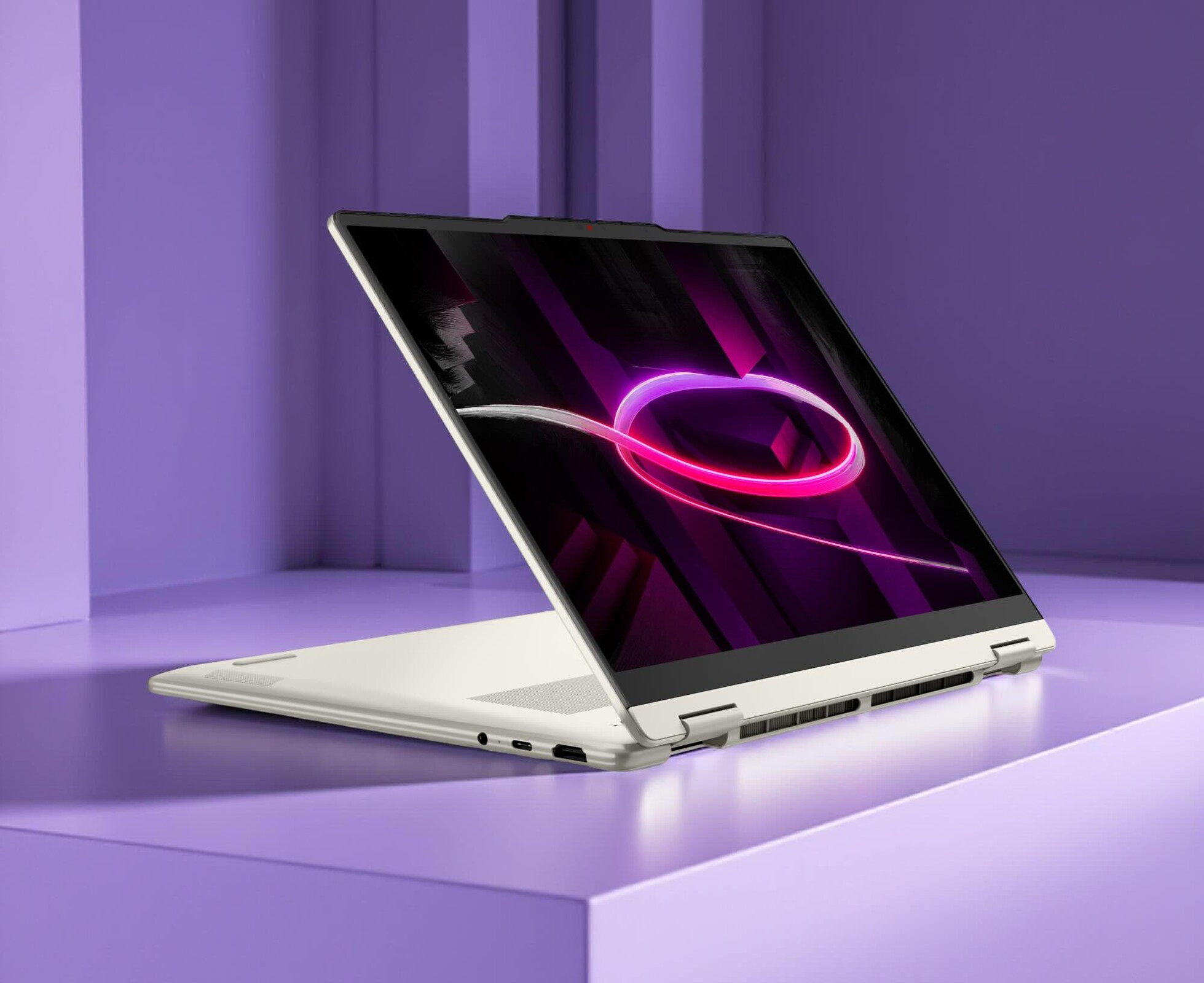 Laptop chuyển đổi Lenovo Yoga 7a 2 trong 1 sở hữu màn hình OLED đẹp mắt và APU Zen 5