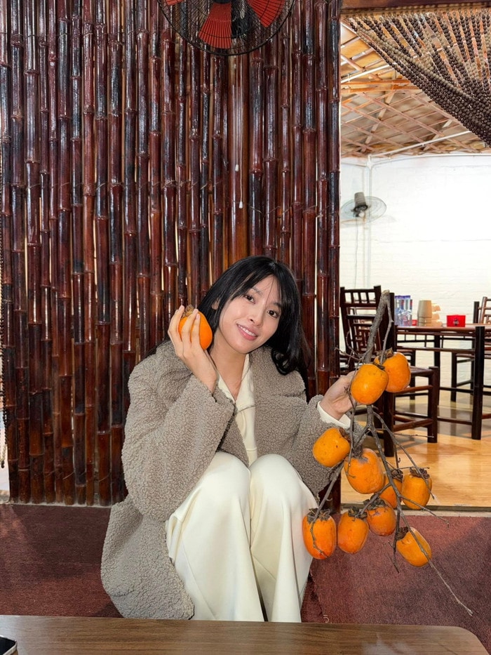 Hoa hậu Tiểu Vy rạng rỡ trong chuyến đi trải nghiệm tại Mộc Châu, Sơn La