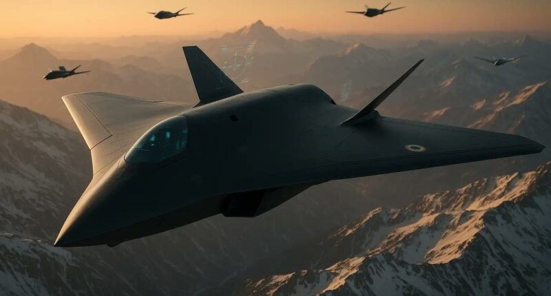 Tiêm kích thế hệ 6 với cánh biến hình và công nghệ tàng hình hiện đại - Ảnh 1.