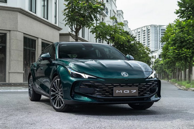 MG7 2026 sở hữu thiết kế coupe thể thao với đường nét khí động học mạnh mẽ.