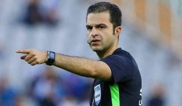 Trọng tài Heidari Payam bắt chính trận đấu tiếp theo của U23 Việt Nam.