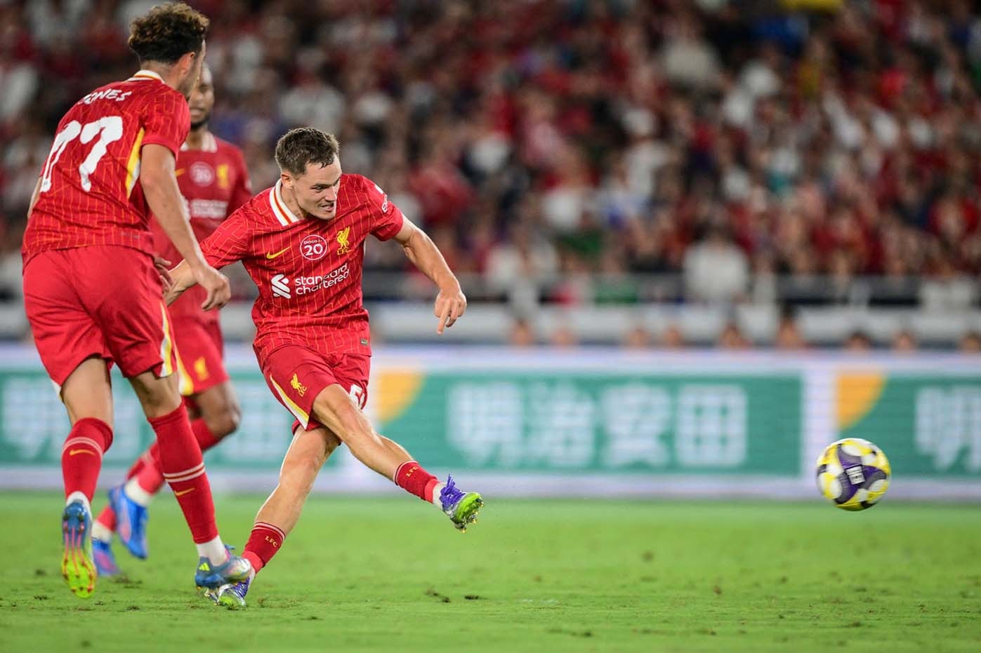 Tiền đạo Florian Wirtz trong màu áo Liverpool.
