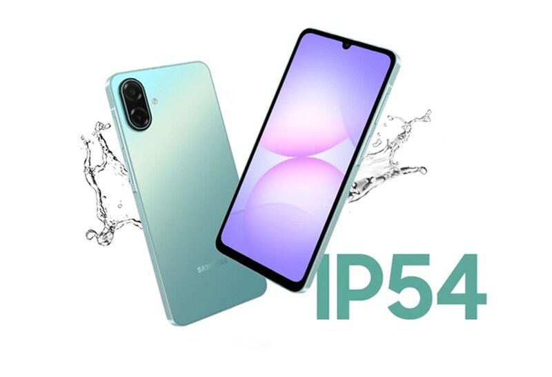 Màn hình Galaxy A07 5G có độ sáng 800 nit và tần số quét 120Hz.