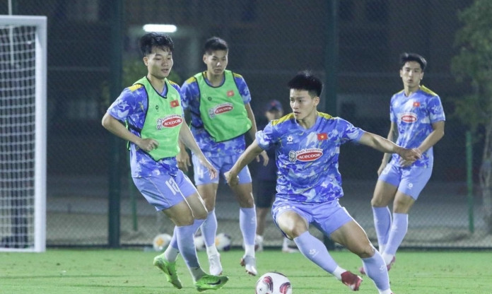 Tiền đạo Nguyễn Thanh Nhàn sẵn sàng ra sân trước U23 Kyrgyzstan