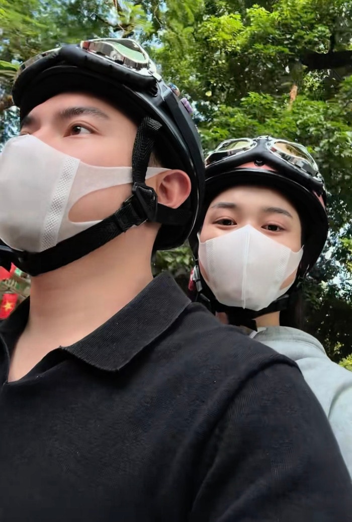 Đỗ Thị Hà hé lộ khoảnh khắc đời thường bên chồng.