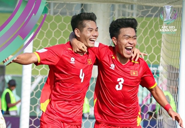 U23 Việt Nam và U23 Thái Lan có màn khởi đầu trái ngược ở giải châu lục năm nay. Ảnh: AFC