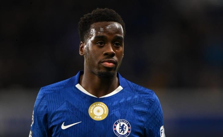 Jamie Gittens trong màu áo Chelsea