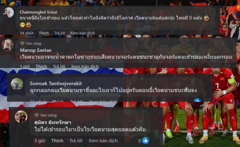 CĐV Thái Lan phản ứng về kết quả của U23 Việt Nam tại VCK U23 châu Á 2026