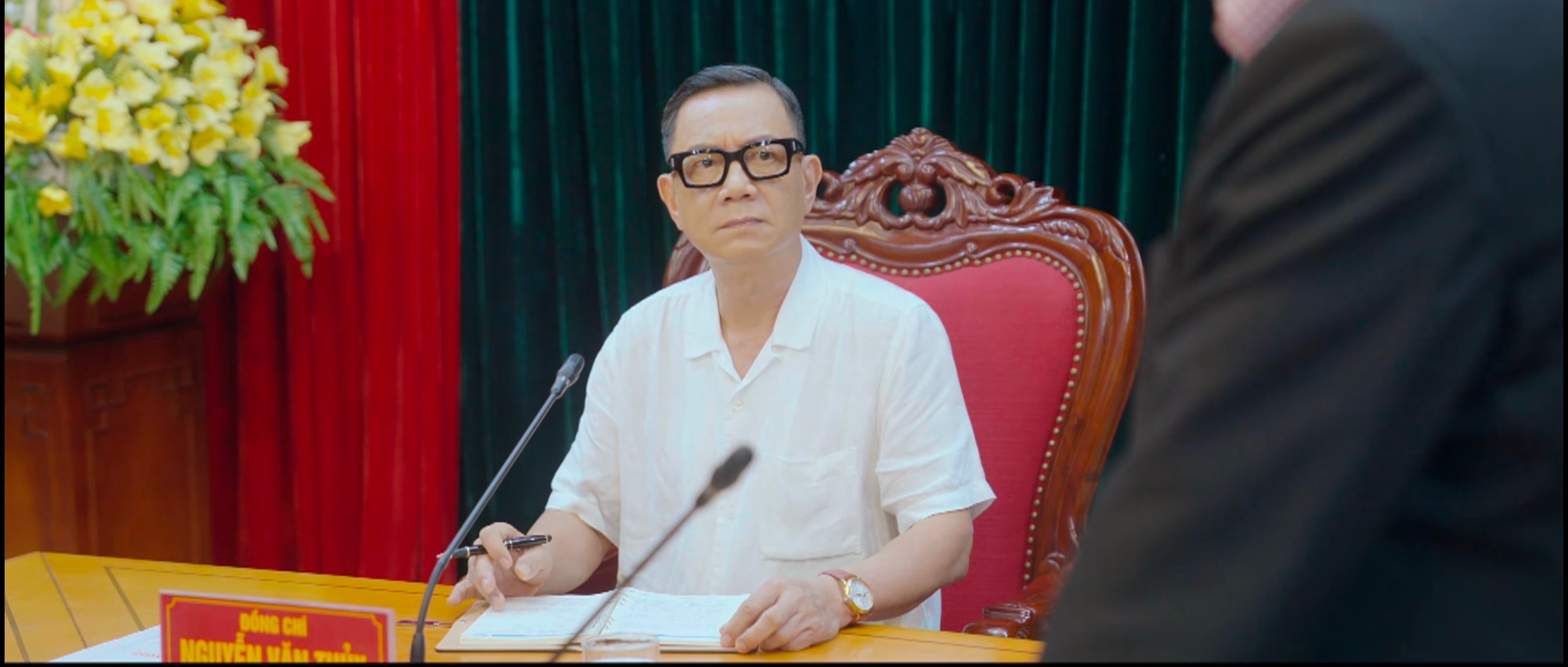 Triển khẳng định các vi phạm tại dự án Trinh Tam đã bị dừng kịp thời trong cuộc họp UBND tỉnh Việt Đông.