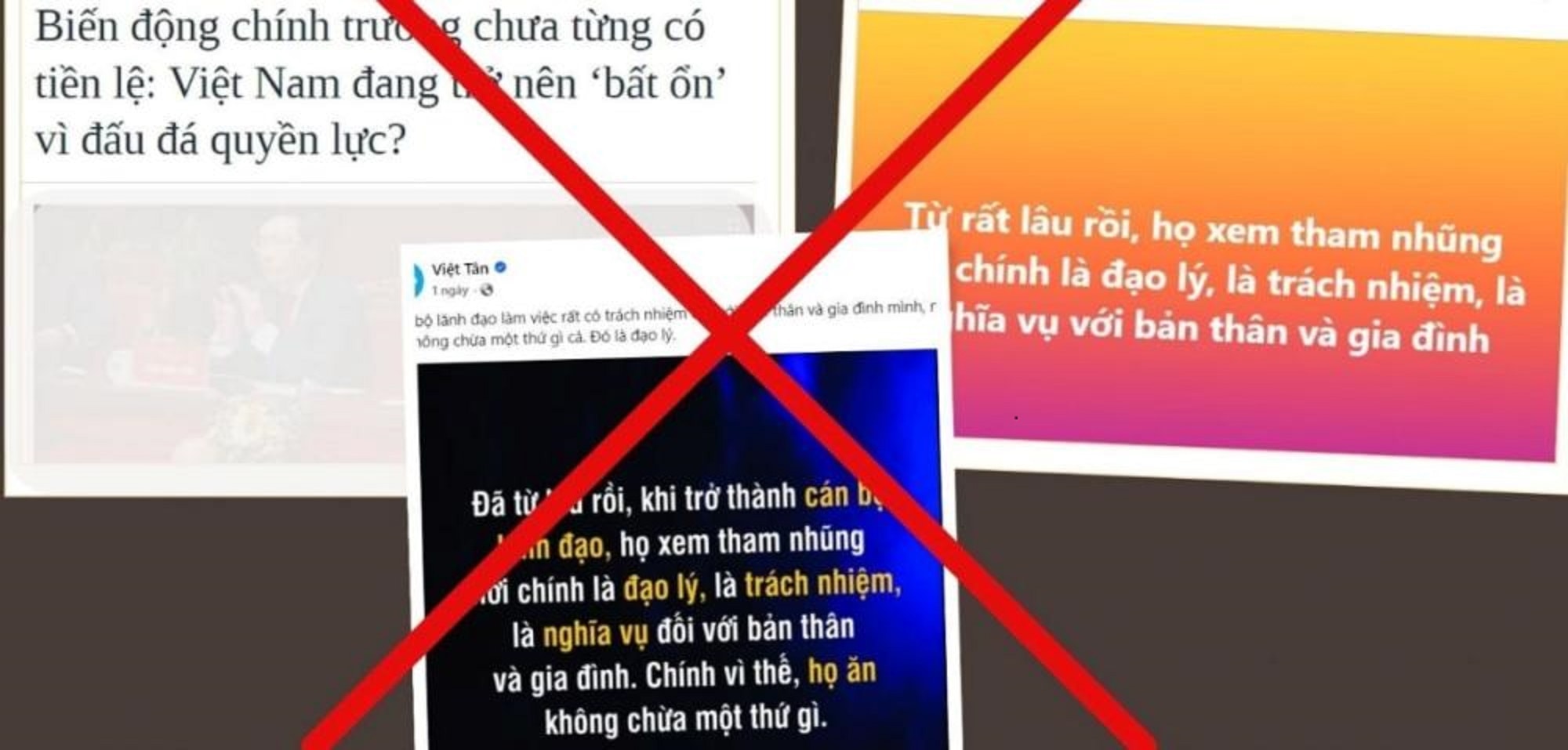 tung hoa mù để lôi kéo