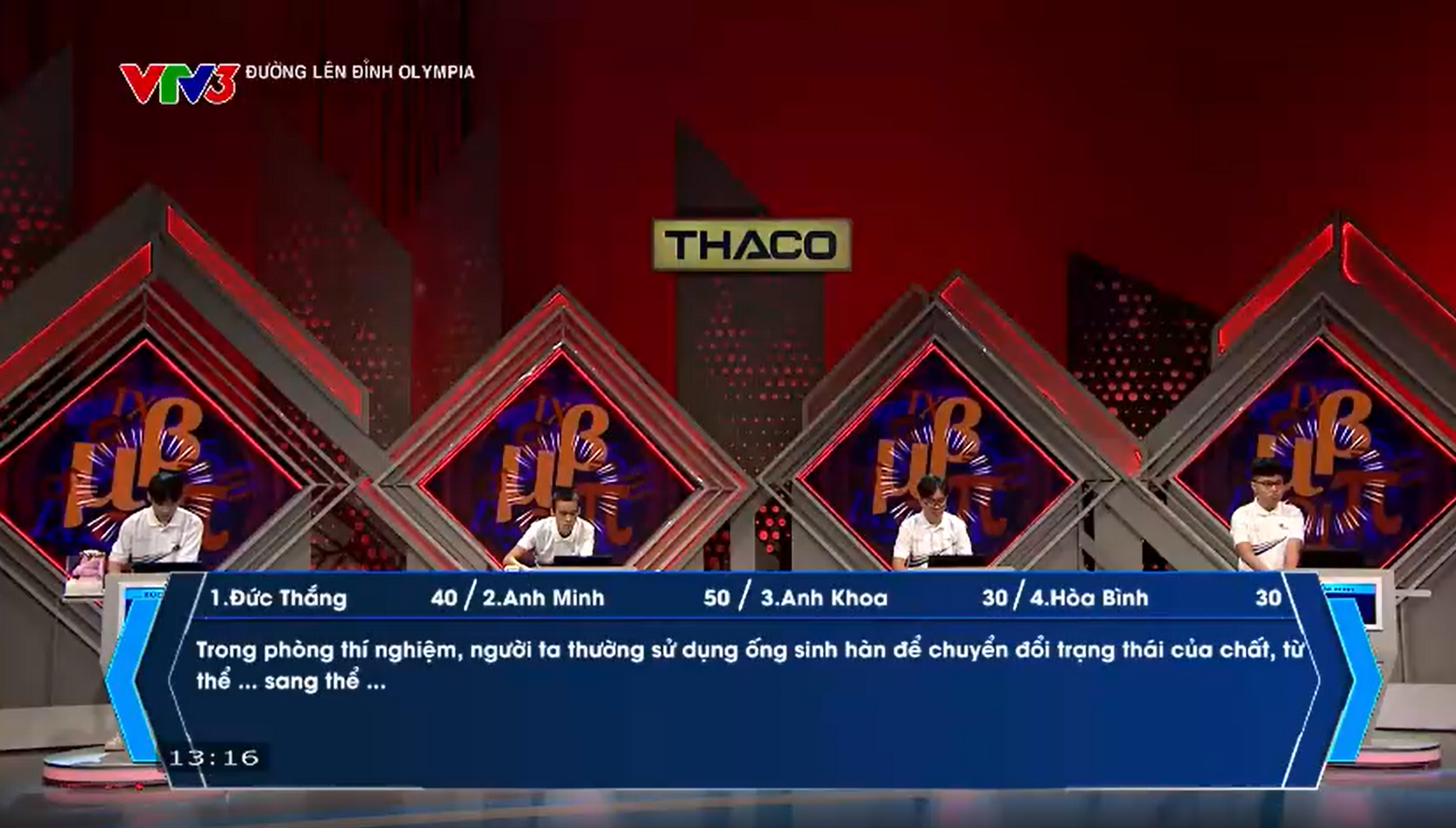 Đường lên đỉnh Olympia: Nam sinh Huế bứt phá trong màn rượt đuổi điểm số nghẹt thở- Ảnh 2.