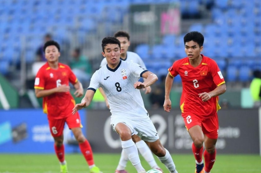 Nguyễn Lê Phát thi đấu nỗ lực trong màu áo U23 Việt Nam tại giải châu Á