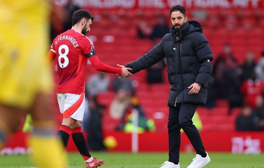 Bruno thừa nhận HLV Ruben Amorim thuyết phục anh ở lại Man Utd sau khi mùa giải trước khép lại