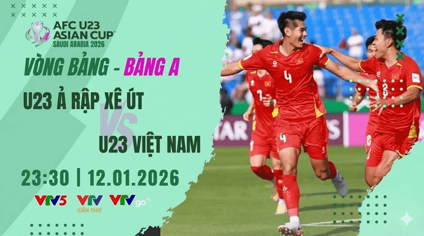 U23 Ả Rập Xê Út vs u23 việt nam