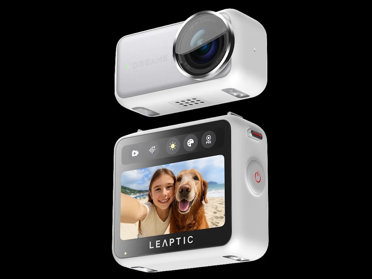 Dreame Leaptic Cube 8K action cam sử dụng công nghệ AI để tạo ra hình ảnh ổn định và sắc nét hơn.